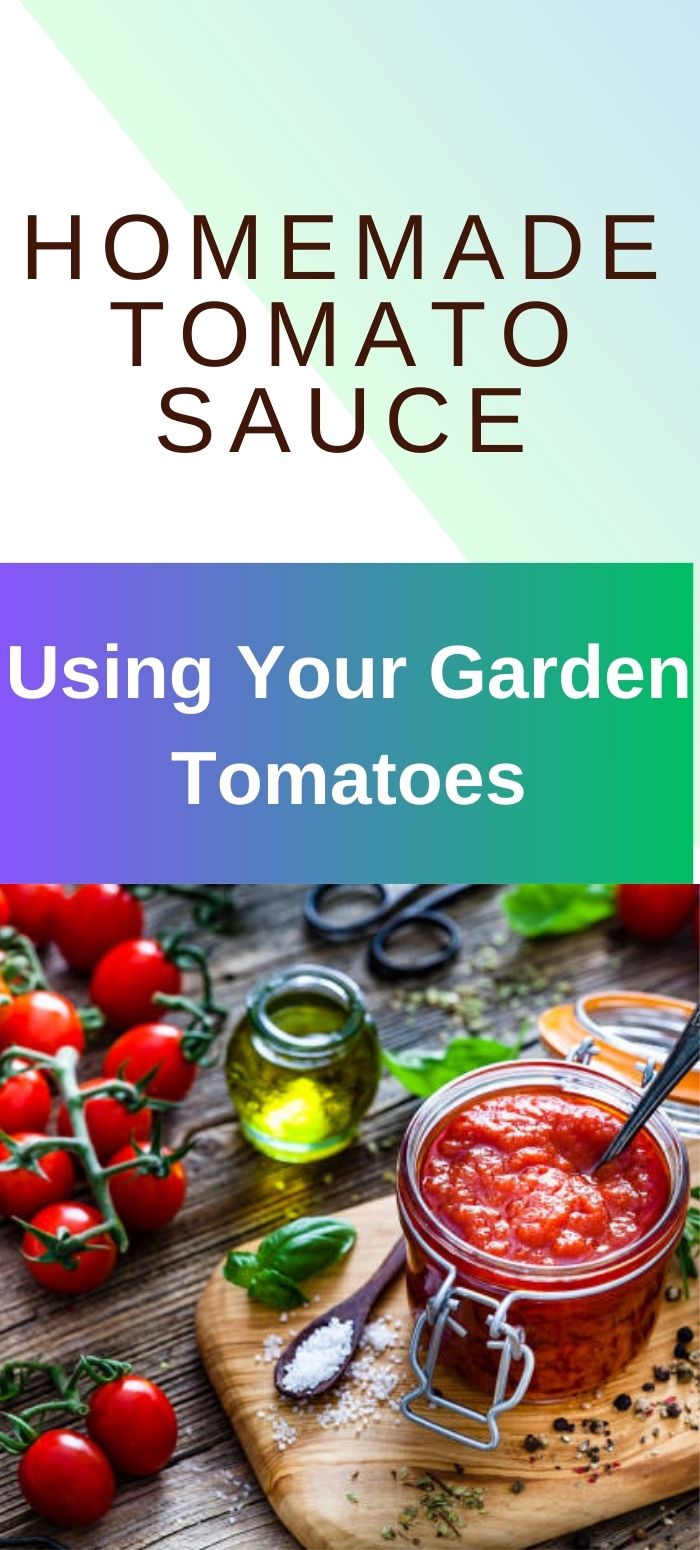 Homemade Tomato Sauce Using Your Garden Tomatoes - The Single Mom Life